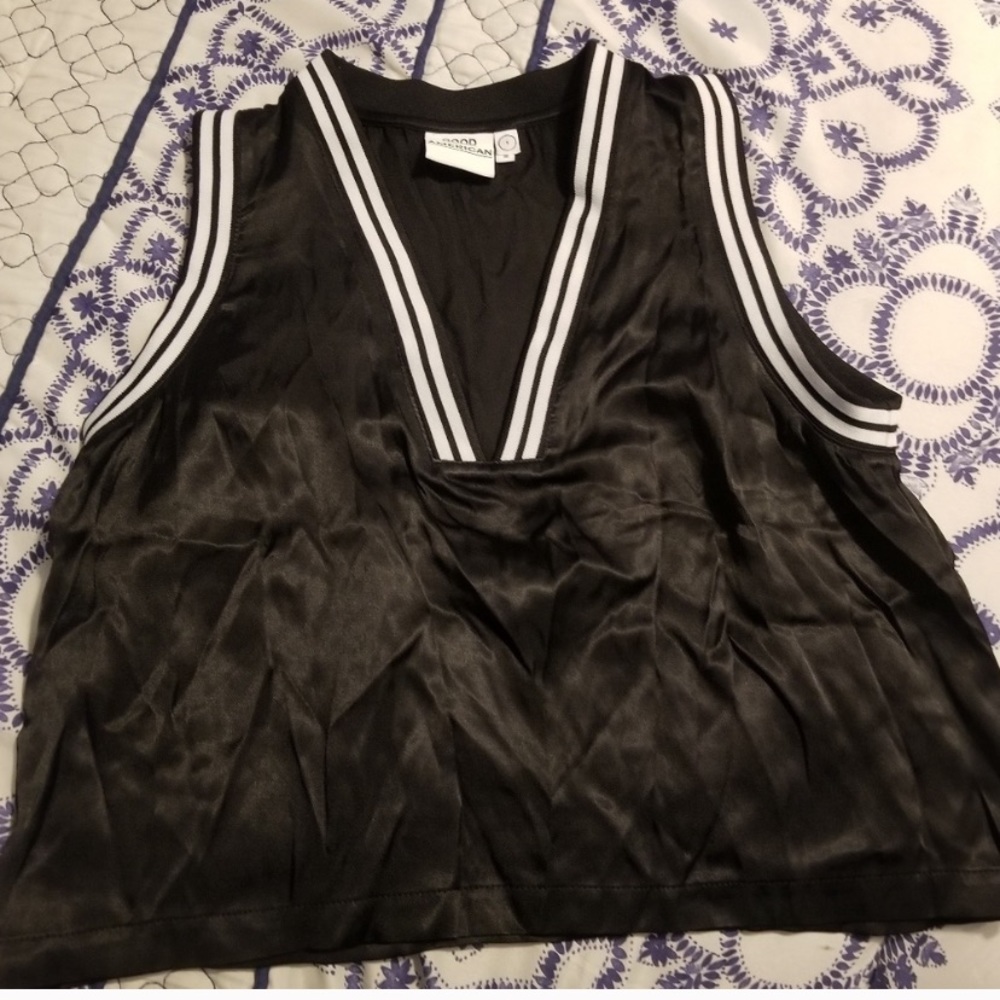 Good American NWOT Satin Top